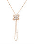18K rose gold Petit Garden diamond necklace